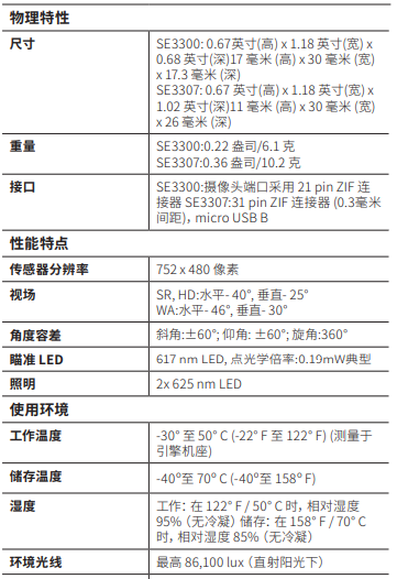 斑馬SE3300/SE3307二維影像式掃描引擎參數.png